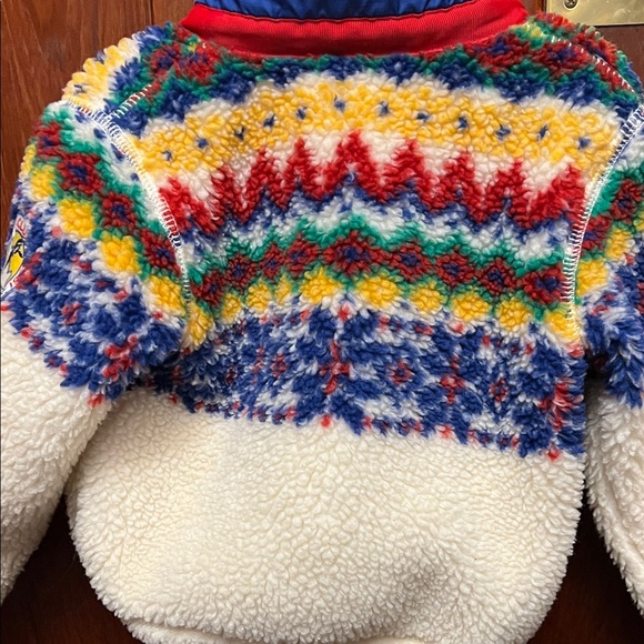 Ultra rare Polo Fair Isle sherpa RLPC Fleece zip - Picture 6 of 6
